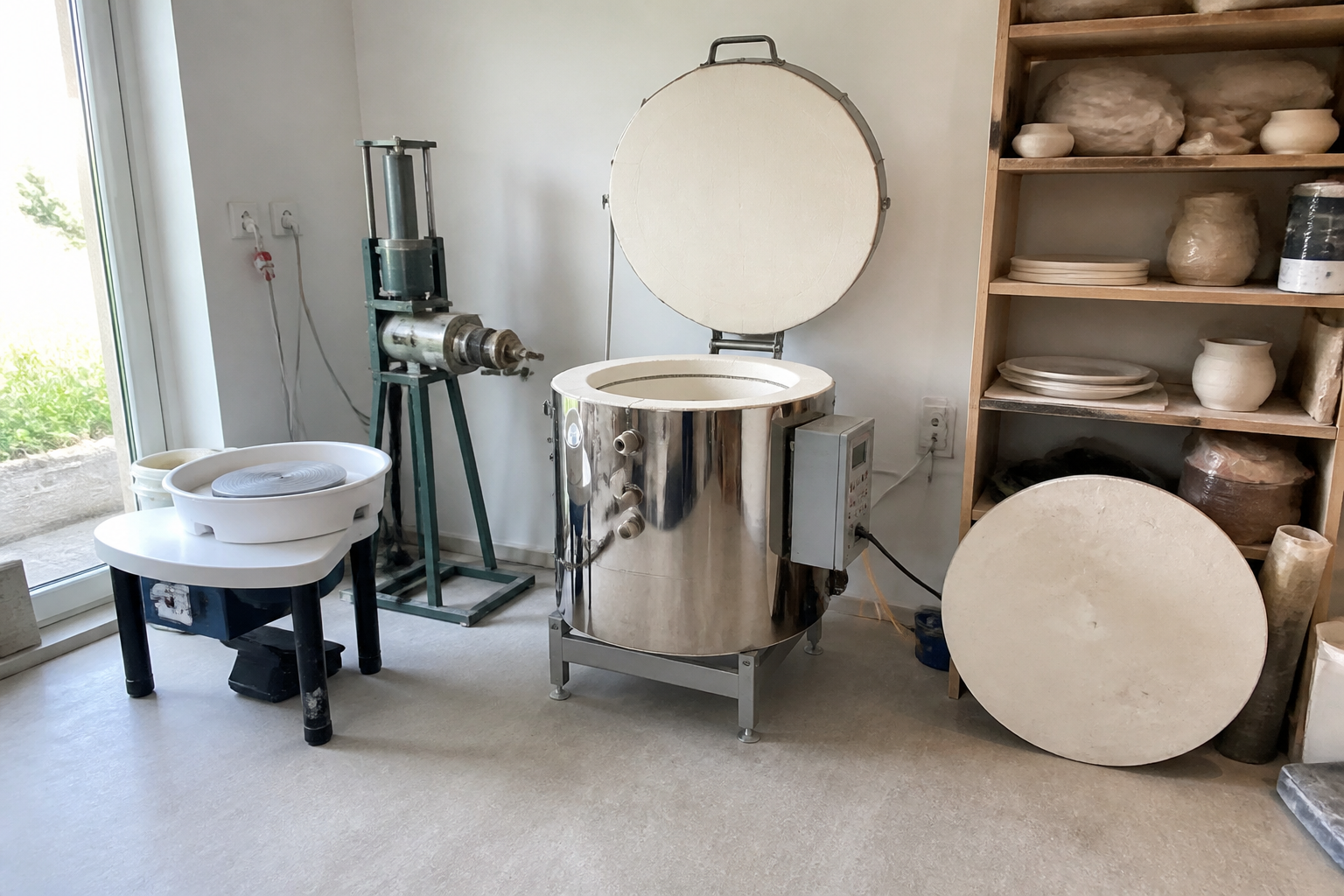 Keramiek oven en apparatuur